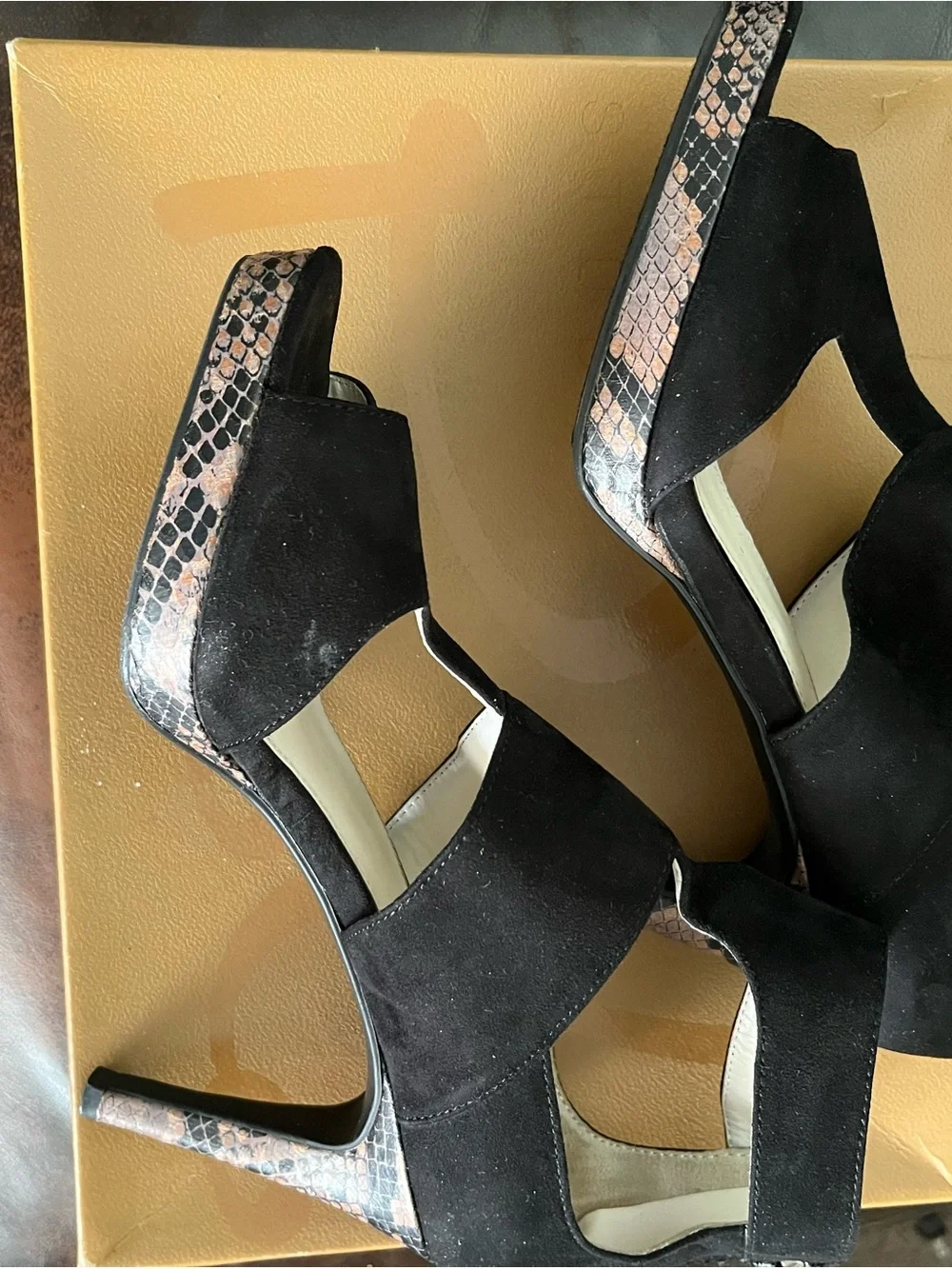 Studio Paolo Metallic Gold Platform Shoes (Gold)